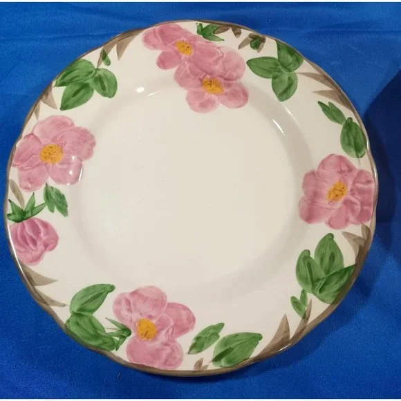 3 FRANCISCAN DESERT ROSE 10.75"  DINNER PLATES STAFFORSHIRE ENGLAND - Picture 3 of 6